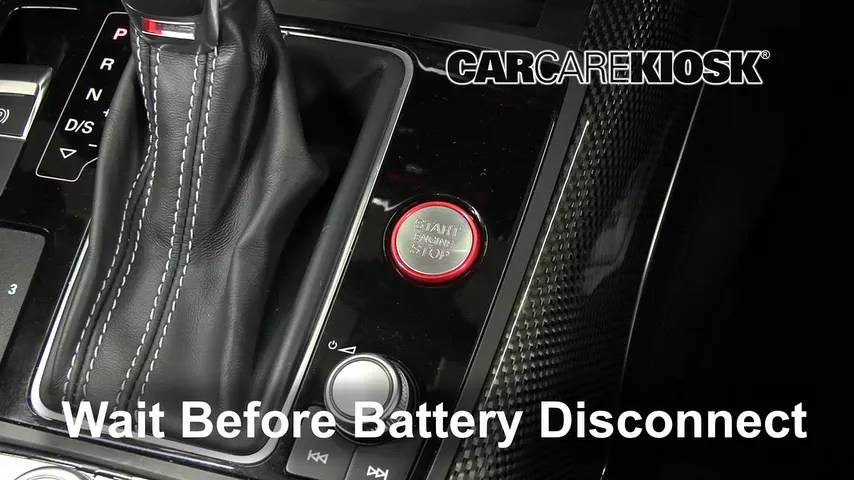 2018 Audi S6 Premium Plus 4.0L V8 Turbo Battery Replace